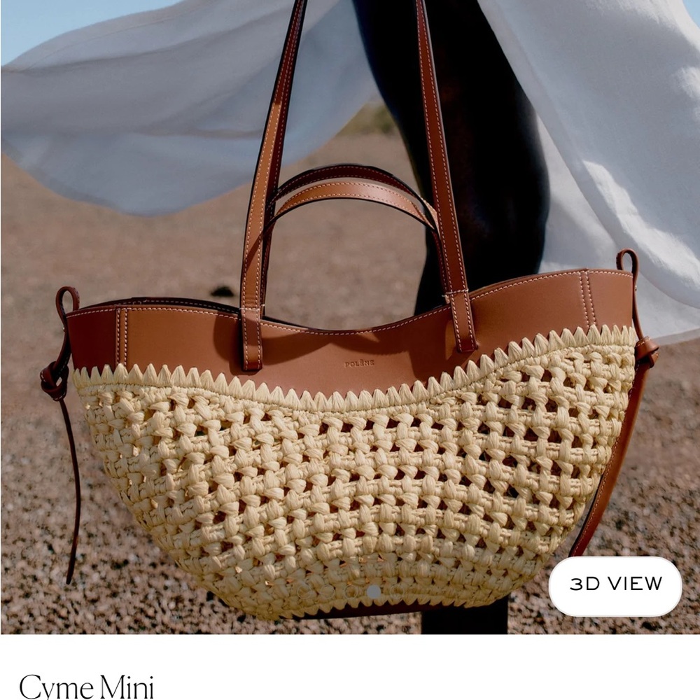 Polene Cyme Mini Raffia.